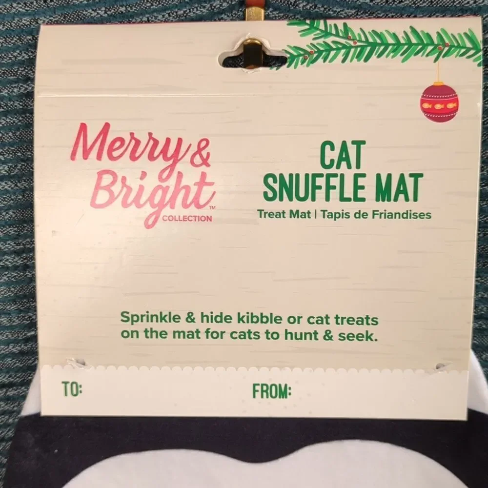 Kitty Snuffle Mat For Hunt And Seek Treats!
